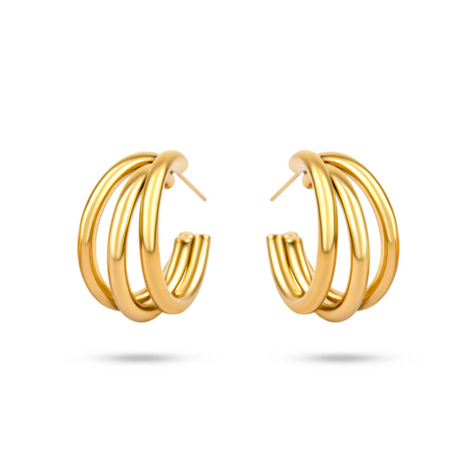 Triple Hoop Earrings