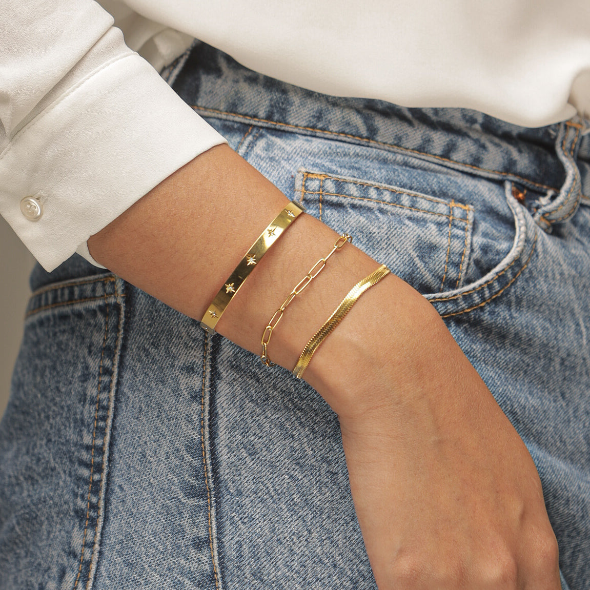 Stacked Cartier Love Bracelets - Isn't it Simply Gorgeous